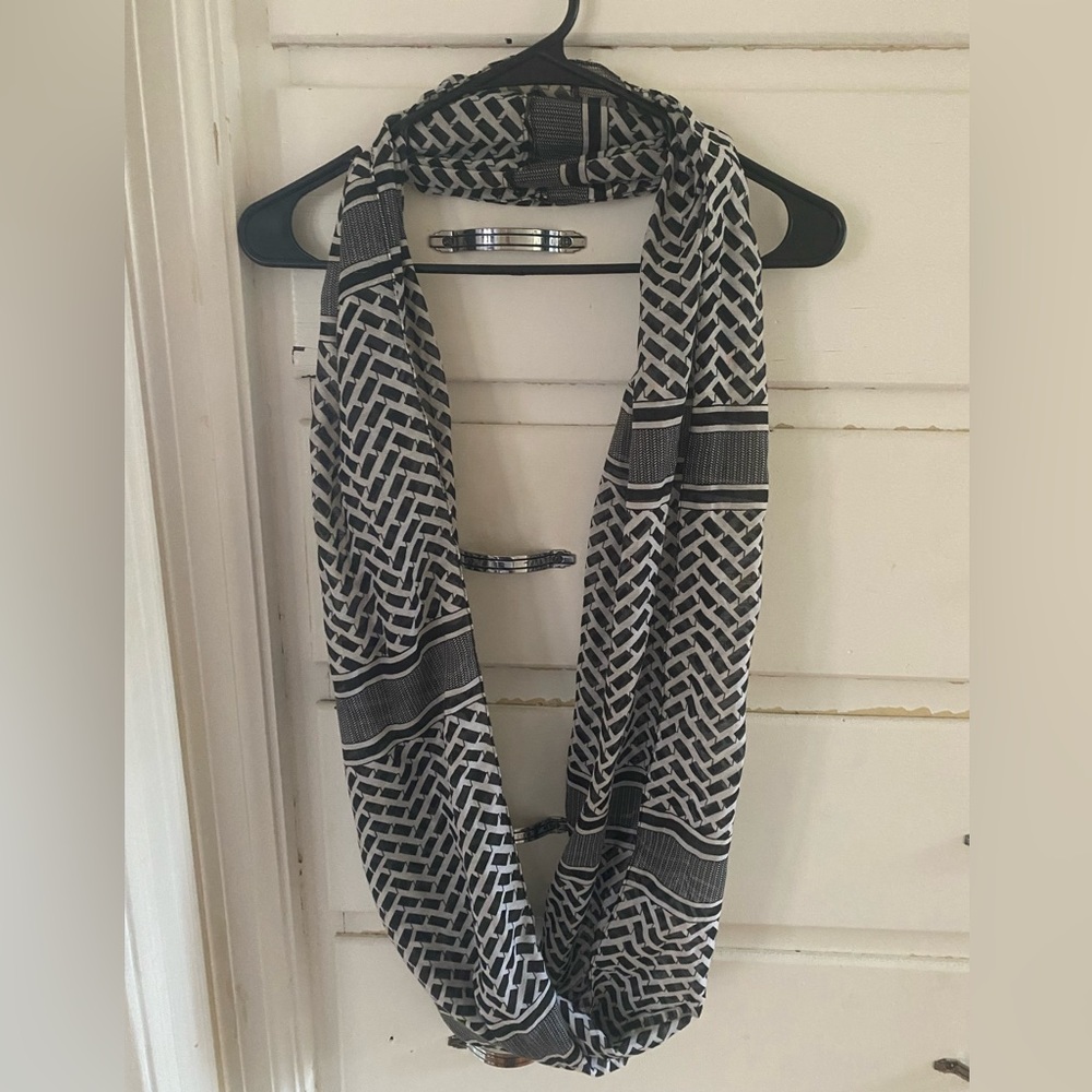 Worn a few times: infinity scarf